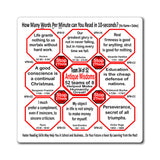 Week/Team 34 of 52 How Fast Can You Read Magnetic Wisdoms Stick Around @Stop2Think.com