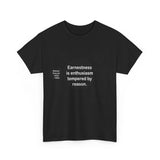 RW-3.7 - Earnestness is enthusiasm tempered by reason.  -  Blaise Pascal  1623 - 1662