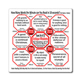 Week/Team 34 of 52 How Fast Can You Read Magnetic Wisdoms Stick Around @Stop2Think.com