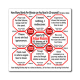 Week/Team 41 of 52 How Fast Can You Read Magnetic Wisdoms Stick Around @Stop2Think.com