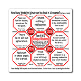 Week/Team 41 of 52 How Fast Can You Read Magnetic Wisdoms Stick Around @Stop2Think.com