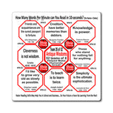 Week/Team 26 of 52 How Fast Can You Read Magnetic Wisdoms Stick Around @Stop2Think.com