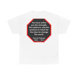 S2TBQM- You have within you the strength, the patience, and the passion to reach for the stars to change the world.  -  Harriet Tubman  1822  –  1913