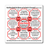 Week/Team 31 of 52 How Fast Can You Read Magnetic Wisdoms Stick Around @Stop2Think.com