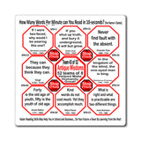 Week/Team 43 of 52 How Fast Can You Read Magnetic Wisdoms Stick Around @Stop2Think.com