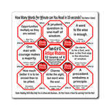 Week/Team 42 of 52 How Fast Can You Read Magnetic Wisdoms Stick Around @Stop2Think.com