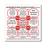 Week/Team 43 of 52 How Fast Can You Read Magnetic Wisdoms Stick Around @Stop2Think.com