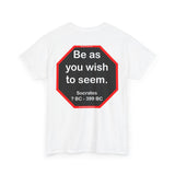 S2T- Be as you wish to seem.  -  Socrates  470 BC - 399 BC - blks2t