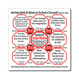 Week/Team 29 of 52 How Fast Can You Read Magnetic Wisdoms Stick Around @Stop2Think.com