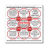 Week/Team 18 of 52 How Fast Can You Read Magnetic Wisdoms Stick Around @Stop2Think.com