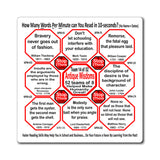 Week/Team 14 of 52 How Fast Can You Read Magnetic Wisdoms Stick Around @Stop2Think.com