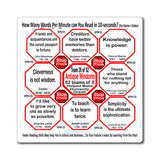 Week/Team 26 of 52 How Fast Can You Read Magnetic Wisdoms Stick Around @Stop2Think.com