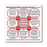 Week/Team 16 of 52 How Fast Can You Read Magnetic Wisdoms Stick Around @Stop2Think.com