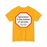 s2t- Ignorance is the mother of all evils.   -  Francois Rabelais  1494 - 1553