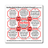 Week/Team 16 of 52 How Fast Can You Read Magnetic Wisdoms Stick Around @Stop2Think.com