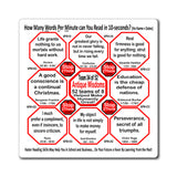 Week/Team 34 of 52 How Fast Can You Read Magnetic Wisdoms Stick Around @Stop2Think.com