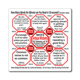 Week/Team 6 of 52 How Fast Can You Read Magnetic Wisdoms Stick Around @Stop2Think.com