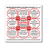 Week/Team 48 of 52 How Fast Can You Read Magnetic Wisdoms Stick Around @Stop2Think.com