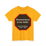 S2TBQM- Perseverance is my motto. - Sarah Breedlove  1867 - 1919