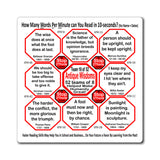 Week/Team 16 of 52 How Fast Can You Read Magnetic Wisdoms Stick Around @Stop2Think.com