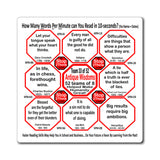 Week/Team 33 of 52 How Fast Can You Read Magnetic Wisdoms Stick Around @Stop2Think.com