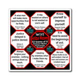 Team 12 of 52 Antique Magnetic Wisdoms Stick Around