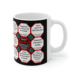 Team 23 of 52 teams that Make Humanity Great!  ...Drink Wisely in Mug Wisdoms  Ceramic 11oz cup