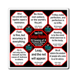 Team 27 of 52 Antique Magnetic Wisdoms Stick Around