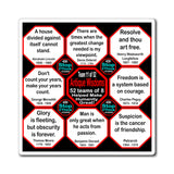 Team 11 of 52 Antique Magnetic Wisdoms Stick Around