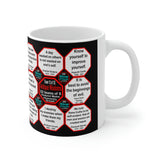 Team 12 of 52 teams that Make Humanity Great!  ...Drink Wisely in Mug Wisdoms  Ceramic 11oz cup