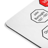 Behind every successful man stands a surprised mother-in-law.  -  Voltaire  1694 - 1778  -  Pretty Witty Mousepads Stop2Think - S2T-16.1