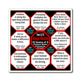 Team 3 of 52 Antique Magnetic Wisdoms Stick Around