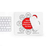 Nobody minds having what is too good for them.   -  Jane Austen  1775 - 1817  -  Pretty Witty Mousepads Stop2Think - S2T-16.2