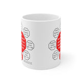 Do not bite at the bait of pleasure, till you know there is no hook beneath it. -  Thomas Jefferson  1743 - 1826 - Drink Wisely in MugWisdom - Ceramic  11oz cup - MW-13.5-