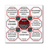 Team 26 of 52 Antique Magnetic Wisdoms Stick Around