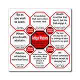 Team 17 of 52 Antique Magnetic Wisdoms Stick Around