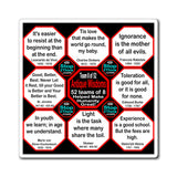 Team 8 of 52 Antique Magnetic Wisdoms Stick Around