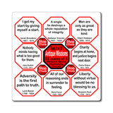 Team 21 of 52 Antique Magnetic Wisdoms Stick Around