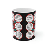 Team 5 of 52 teams that Make Humanity Great!  ...Drink Wisely in Mug Wisdoms  Ceramic 11oz cup