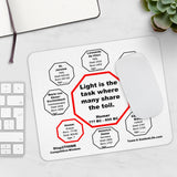 Light is the task where many share the toil.  -  Homer  ??? BC - 850 BC  -  Pretty Witty Mousepads Stop2Think