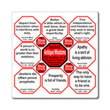 Team 20 of 52 Antique Magnetic Wisdoms Stick Around