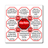 Team 21 of 52 Antique Magnetic Wisdoms Stick Around