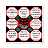 Team 24 of 52 Antique Magnetic Wisdoms Stick Around