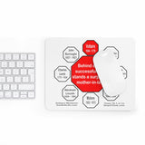 Behind every successful man stands a surprised mother-in-law.  -  Voltaire  1694 - 1778  -  Pretty Witty Mousepads Stop2Think - S2T-16.1