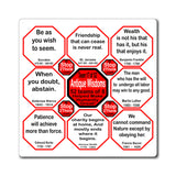 Team 17 of 52 Antique Magnetic Wisdoms Stick Around