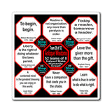 Team 28 of 52 Antique Magnetic Wisdoms Stick Around