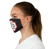 Experience is one thing you can't get for nothing.   -  Oscar Wilde 1854 - 1900  - B4Uspeak Make a Statement Fabric Face Mask blk