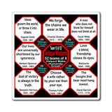 Team 13 of 52 Antique Magnetic Wisdoms Stick Around