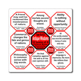 Team 18 of 52 Antique Magnetic Wisdoms Stick Around