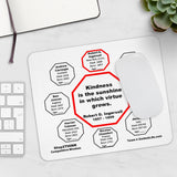 Kindness is the sunshine in which virtue grows.  -  Robert G. Ingersoll  1857 - 1899  -  Pretty Witty Mousepads Stop2Think